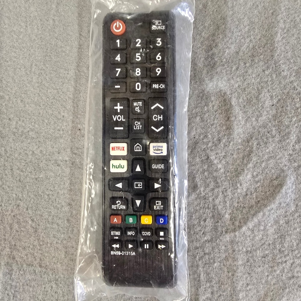 Samsung BN59-01315A Smart TV Remote Control Netflix Prime Video Hulu Replacement